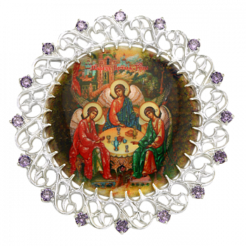( 2.7.0165л )( Икона на митру )( Юв. Сплав )