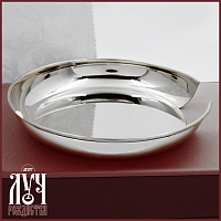 2.7.0802л Тарелица для просфор латунная в серебрении