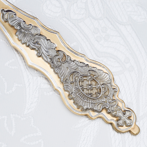 2.7.2759клп-18-К/7 Евхаристический комбинированый набор с фрагментарным серебрением на 1л фото 18