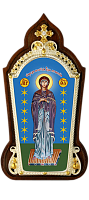 2.78.01508л Икона латунная Луганская Божия Матерь