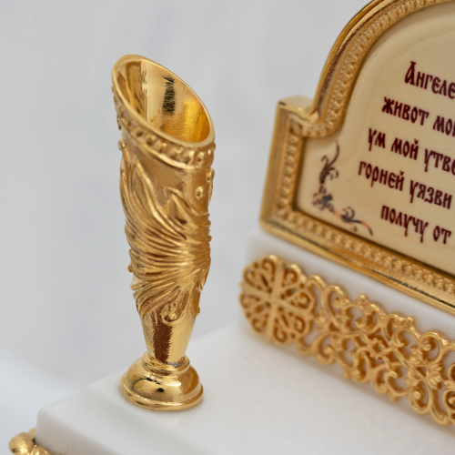 2.13.0282лпч-159 Визитница латунная в позолоте «Ангел Хранитель» фото 6 2.13.0282лпч-159 Визитница латунная в позолоте «Ангел Хранитель» фото 6