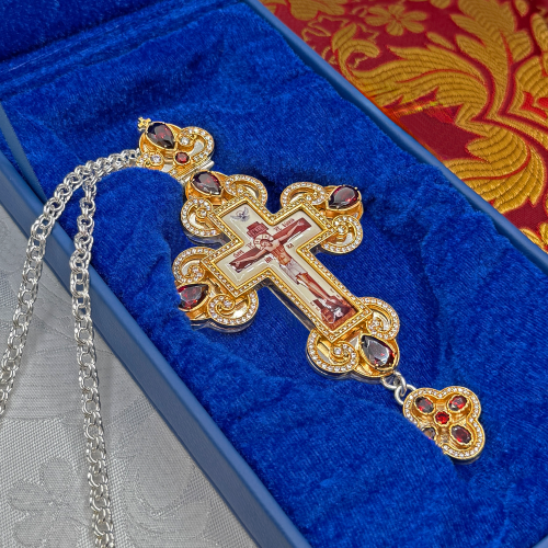 2.10.0290лф-2/1л Крест латунный с фрагментальной позолотой фото 2 2.10.0290лф-2/1л Крест латунный с фрагментальной позолотой фото 2