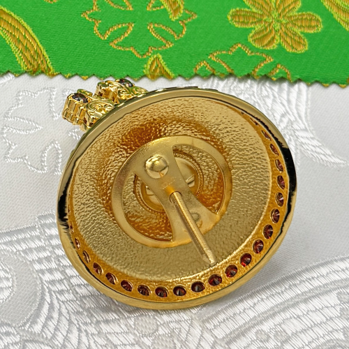 2.7.2617лп Крест на митру латунный в позолоте фото 3 2.7.2617лп Крест на митру латунный в позолоте фото 3