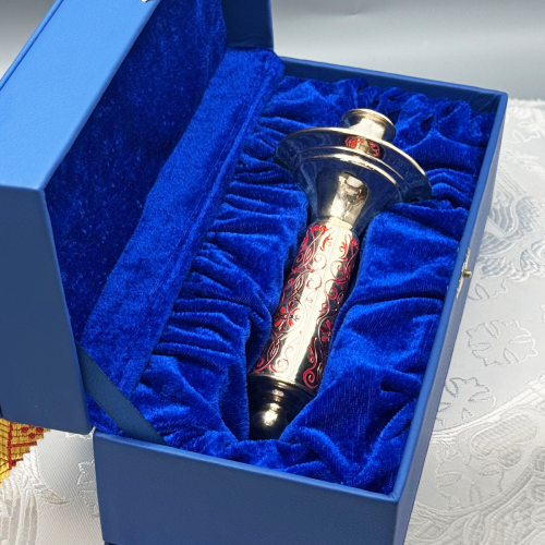 2.7.0747л Подсвечник латунный с травлением фото 4