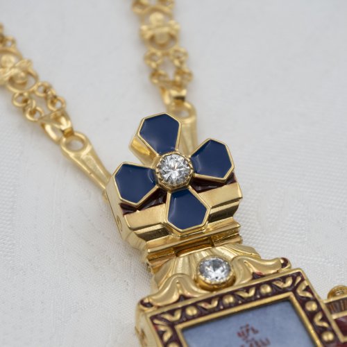 2.7.2708лп-18/155лп-К-М Архиерейский комплект наперсный латунный в позолоте фото 11