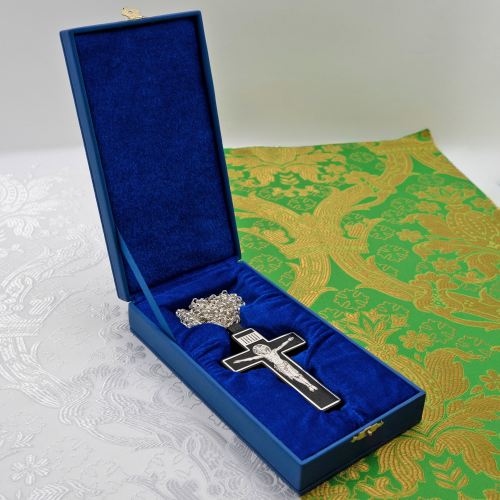 2.10.0704лр/1л Крест наперсный в серебрении фото 2