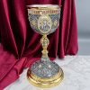 2.7.2735клпрэ Потир комбинированный на 0.75 литра (без камней с красной эмалью)