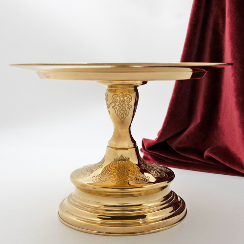 2.7.1810лп Дискос латунный в позолоте фото 9 2.7.1810лп Дискос латунный в позолоте фото 9