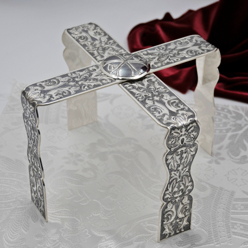 2.7.1902лр Звездица латунная с патинированием в серебрении 2.7.1902лр Звездица латунная с патинированием в серебрении