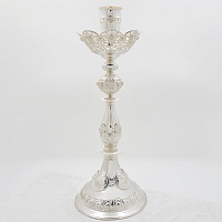 2.7.2653л Примикирий латунный с белыми камнями в серебрении