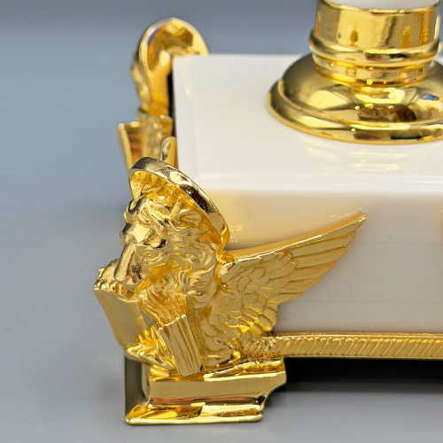 2.7.2664лпч Лампада в позолоте с акриловой ножкой фото 4