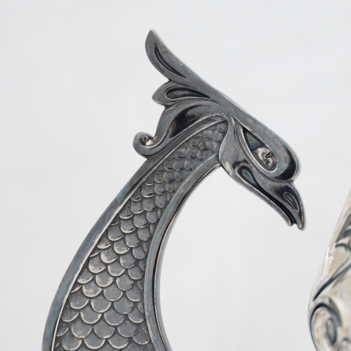 2.7.2065лр Лампада напрестольная в серебрении с патинированием фото 7