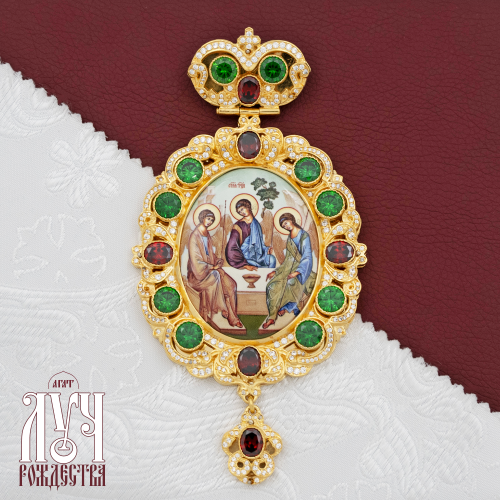 2.7.0653лп-2 Панагия латунная в позолоте без цепи 2.7.0653лп-2 Панагия латунная в позолоте без цепи