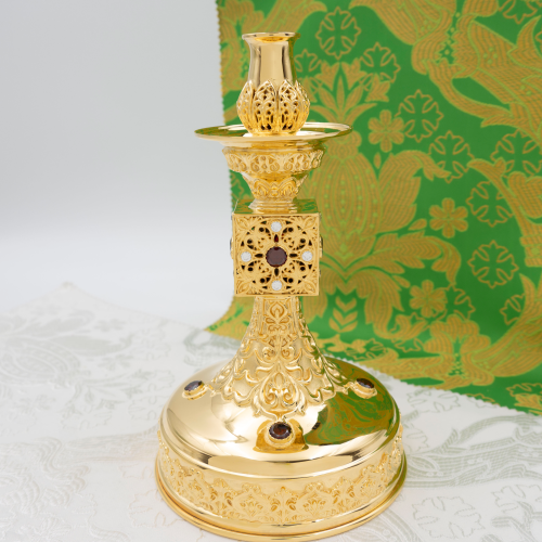 2.7.0694лп-К Напрестольный комплект с красными камнями в позолоте фото 9