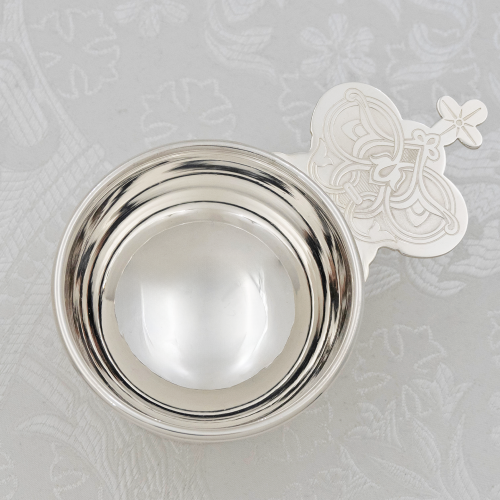 2.7.2770л Корец латунный в серебрении фото 2