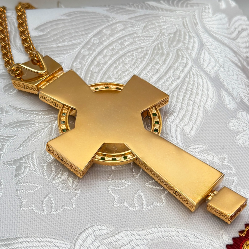 2.10.0400лп-2/1лп Наперсный латунный крест фото 2 2.10.0400лп-2/1лп Наперсный латунный крест фото 2