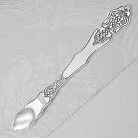 2.7.1815лр Лжица латунная с патинированием в серебрении