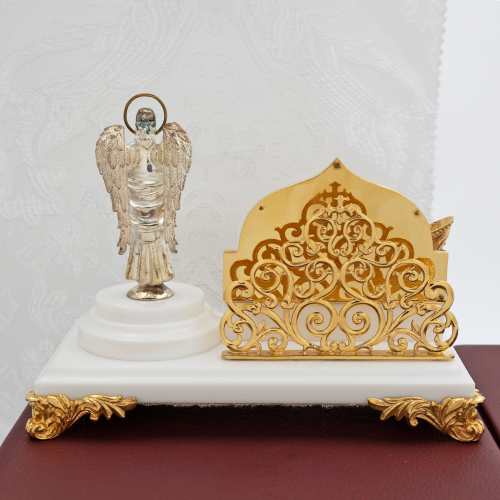 2.13.0282лпч-159 Визитница латунная в позолоте «Ангел Хранитель» фото 8 2.13.0282лпч-159 Визитница латунная в позолоте «Ангел Хранитель» фото 8