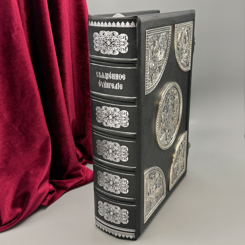 7.7.2228лр Евангелие с патинированием в серебрении фото 2 7.7.2228лр Евангелие с патинированием в серебрении фото 2