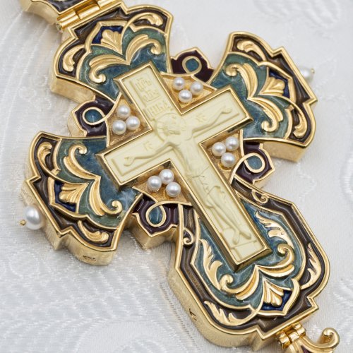 2.7.2620лп-11/1лп-К-М Архиерейский наперсный комплект в позолоте фото 10 2.7.2620лп-11/1лп-К-М Архиерейский наперсный комплект в позолоте фото 10