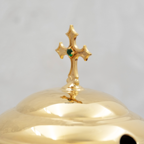 2.7.0684лп Ладанница латунная в позолоте фото 3 2.7.0684лп Ладанница латунная в позолоте фото 3