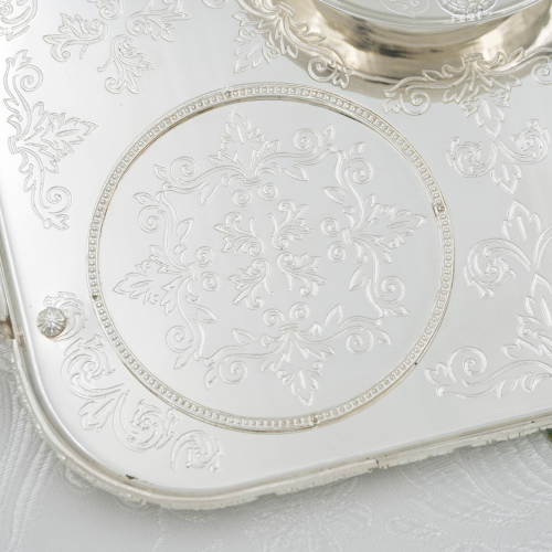 2.7.0848л-К/728л Набор для архиерейской запивки латунный с фиолетовыми камнями в серебрении фото 5 2.7.0848л-К/728л Набор для архиерейской запивки латунный с фиолетовыми камнями в серебрении фото 5