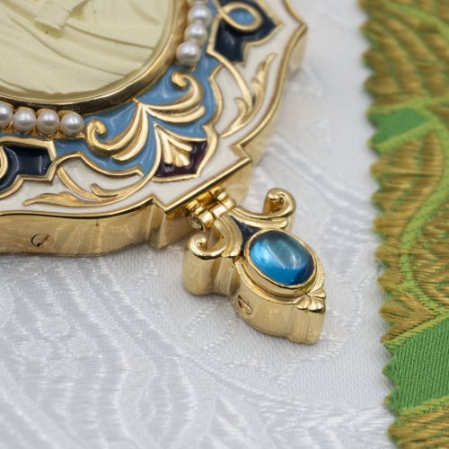 2.7.2620лп-11/1лп-К-М Архиерейский наперсный комплект в позолоте фото 6