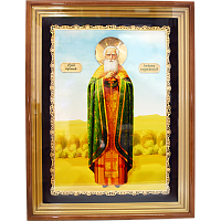 2.14.0177лп-0102 Икона  настенная - святой праведный Иоанн Кормянский