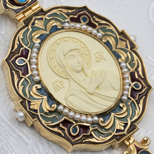 2.7.2620лп-11/1лп-К-М Архиерейский наперсный комплект в позолоте фото 4 2.7.2620лп-11/1лп-К-М Архиерейский наперсный комплект в позолоте фото 4