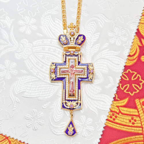 2.10.0464лпэ-2/1лп Крест наперсный в позолоте 2.10.0464лпэ-2/1лп Крест наперсный в позолоте