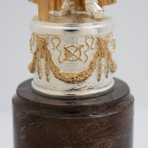 2.14.0027лф Скульптура Святой Равноапостольный Великий князь Владимир на подставке из мрамора фото 5 2.14.0027лф Скульптура Святой Равноапостольный Великий князь Владимир на подставке из мрамора фото 5