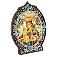 2.78.0975л И.н.латунная Пресвятая Богородица Неувядаемый Цвет