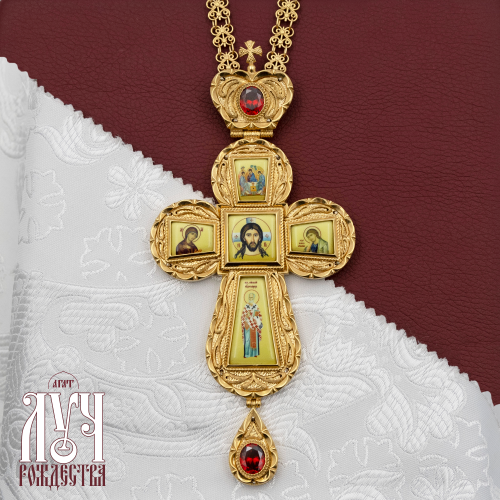 2.10.0021лп-2/1лп Крест наперсный в позолоте 2.10.0021лп-2/1лп Крест наперсный в позолоте