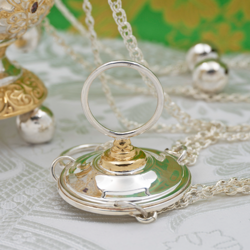 2.7.1168лф Кадило латунное с фрагментальной позолотой фото 2 2.7.1168лф Кадило латунное с фрагментальной позолотой фото 2