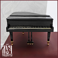 2.13.0390лфх Статуэтка латунная «Рояль» 