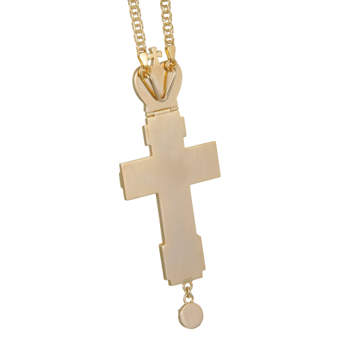 2.10.0157лпр-2/1лп Крест наперсный в позолоте фото 3 2.10.0157лпр-2/1лп Крест наперсный в позолоте фото 3