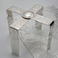 2.7.1407л Звездица латунная в серебрении