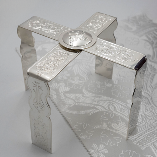 2.7.1407л Звездица латунная в серебрении 2.7.1407л Звездица латунная в серебрении