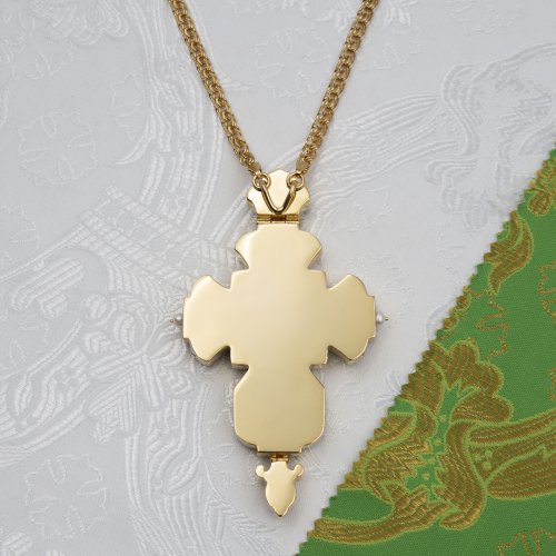 2.7.2620лп-11/1лп-К-М Архиерейский наперсный комплект в позолоте фото 13 2.7.2620лп-11/1лп-К-М Архиерейский наперсный комплект в позолоте фото 13