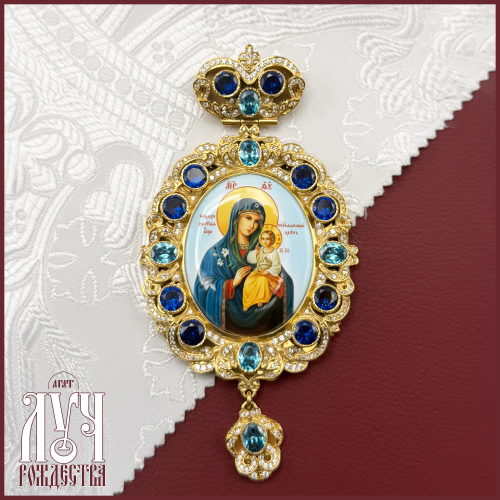 2.7.0653лп-2 Панагия латунная в позолоте без цепи 2.7.0653лп-2 Панагия латунная в позолоте без цепи