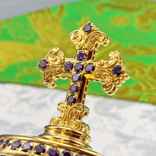 2.7.2617лп Крест на митру латунный в позолоте фото 6 2.7.2617лп Крест на митру латунный в позолоте фото 6