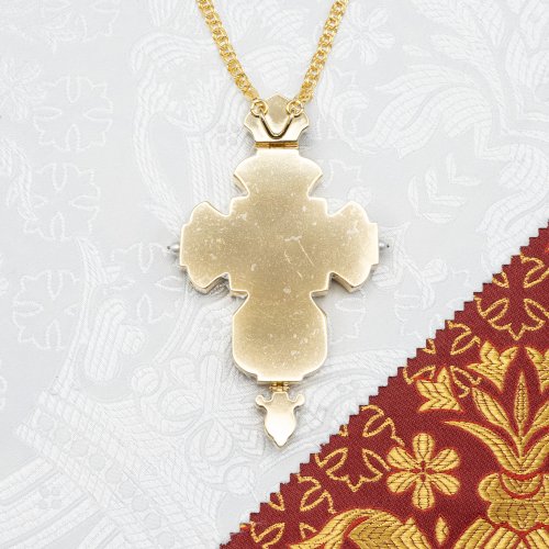 2.10.0646лп-2/1лп-М Крест наперсный в позолоте фото 7