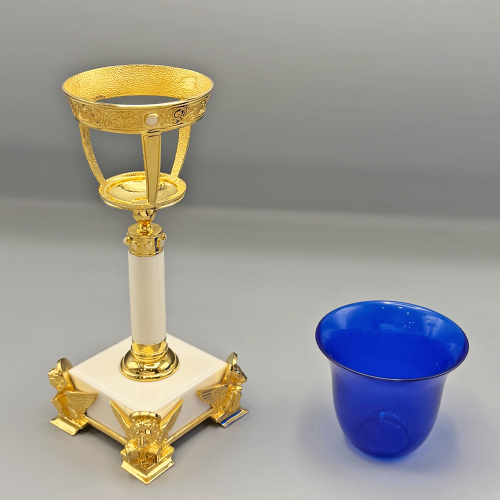 2.7.2664лпч Лампада в позолоте с акриловой ножкой фото 6