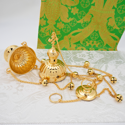 2.7.2997лп Кадило латунное в позолоте фото 7 2.7.2997лп Кадило латунное в позолоте фото 7