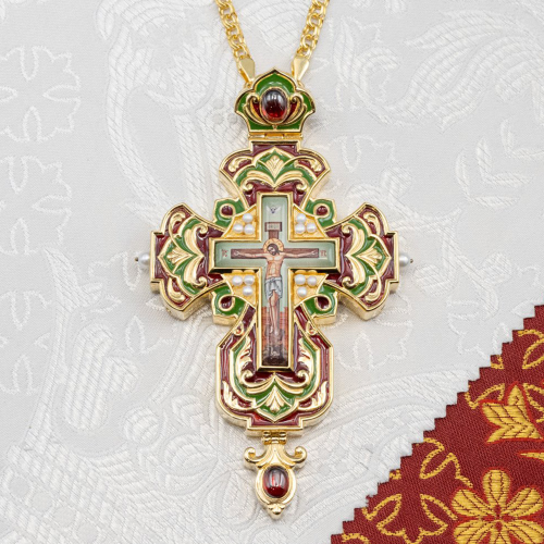 2.10.0646лп-2/1лп-М Крест наперсный в позолоте