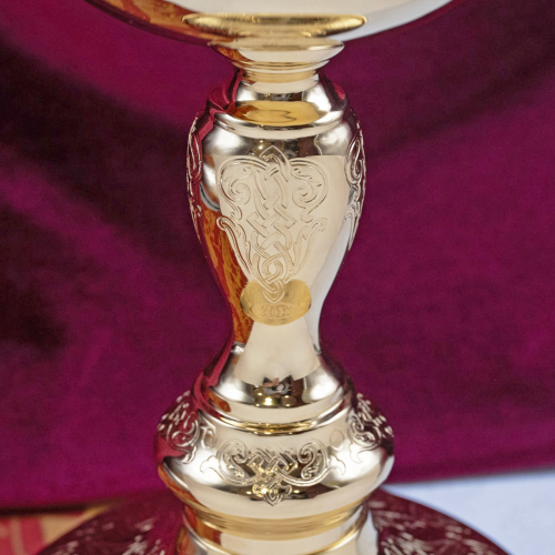 2.7.1814лп-К/7 Евхаристический набор на 1л в позолоте фото 8