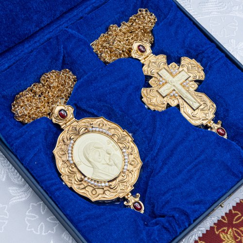 2.10.0646лп-11/1лп Крест наперсный в позолоте фото 2