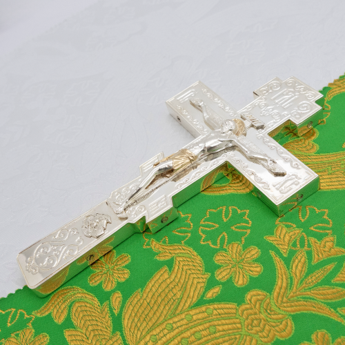 2.7.0707л Крест Требный латунный в серебрении фото 7 2.7.0707л Крест Требный латунный в серебрении фото 7