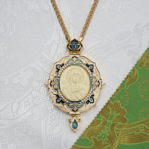 2.7.2620лп-11/1лп-К-М Архиерейский наперсный комплект в позолоте фото 2