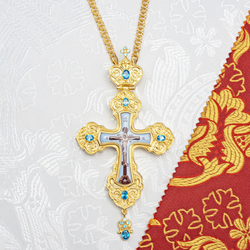 2.10.0675лп-2/1лп Крест наперсный в позолоте
